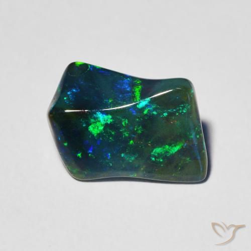 1.97ct Naturel Multicolore Opale, Fantaisie, Translucide