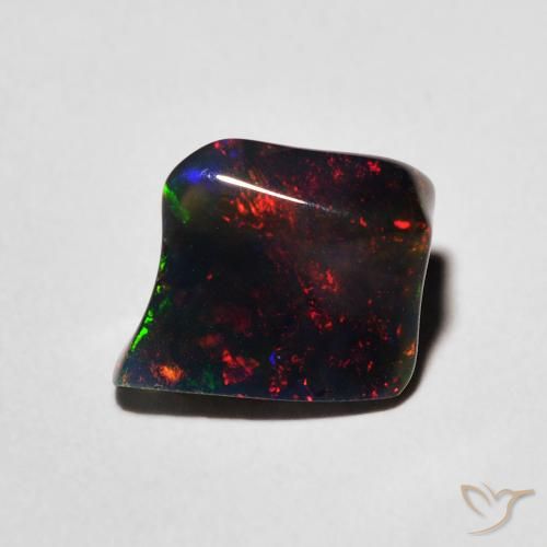 1.09ct Naturel Multicolore Opale, Fantaisie, Translucide