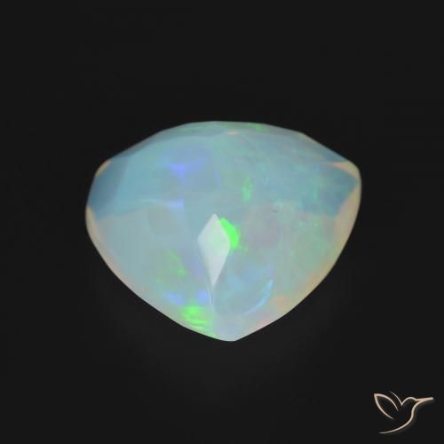 Opale Multicolore naturelle Trillion, 2.98 ct, Transparent