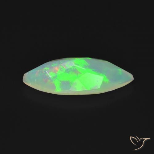 Opale Multicolore naturelle Marquise, 1.02 ct, Transparent