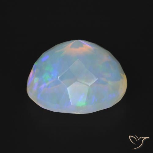 Opale Multicolore naturelle ovale, 4.02 ct, Transparent