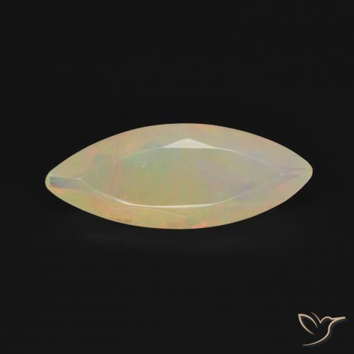 1.56ct Naturel Multicolore Opale, Marquise, Transparent, Photo A