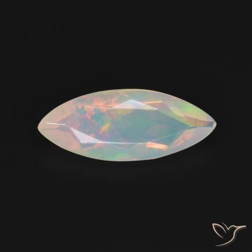 1.09ct Naturel Multicolore Opale, Marquise, Transparent