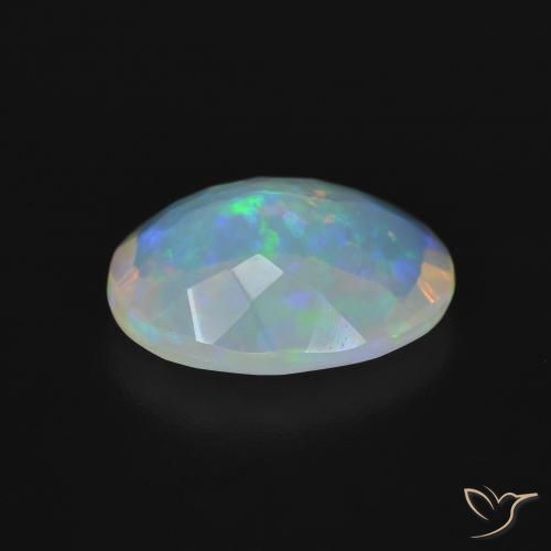 Opale Multicolore naturelle ovale, 2.76 ct, Transparent
