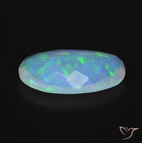 Opale Multicolore naturelle ovale, 5.88 ct, Transparent