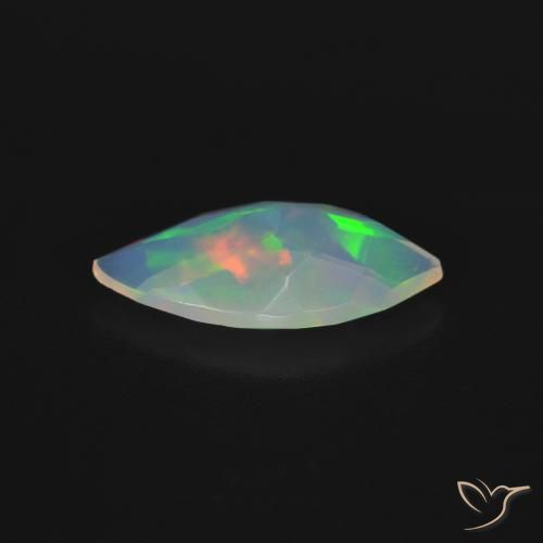 Opale Multicolore naturelle Marquise, 1.31 ct, Transparent