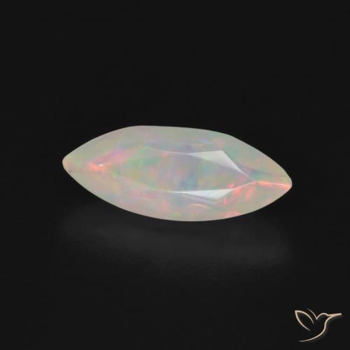 Opale Multicolore naturelle Marquise, 0.70 ct, Transparent