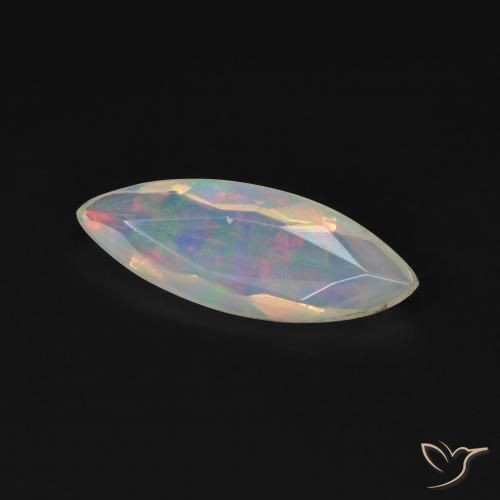 Opale Multicolore naturelle Marquise, 0.55 ct, Transparent