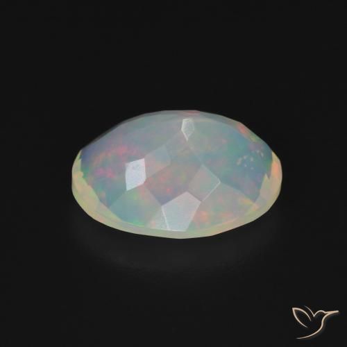 Opale Multicolore naturelle ovale, 1.51 ct, Transparent