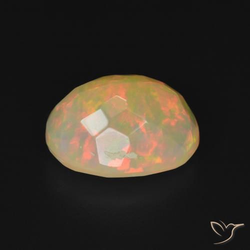 Opale Multicolore naturelle ovale, 2.18 ct, Transparent