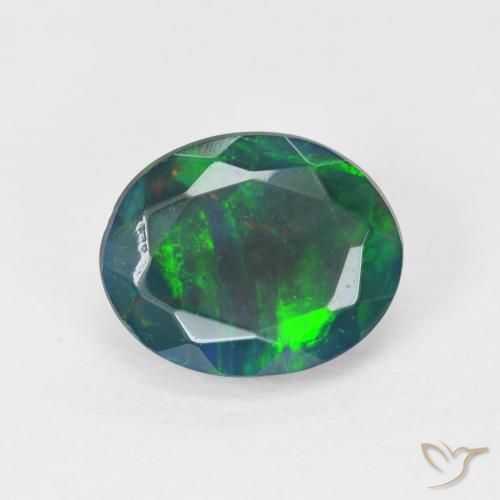 1.18ct Naturel Multicolore Opale, ovale, Opaque
