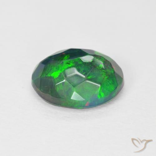 Opale Multicolore naturelle ovale, 1.18 ct, Opaque