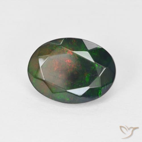 Opale Multicolore naturelle ovale, 1.71 ct, Opaque