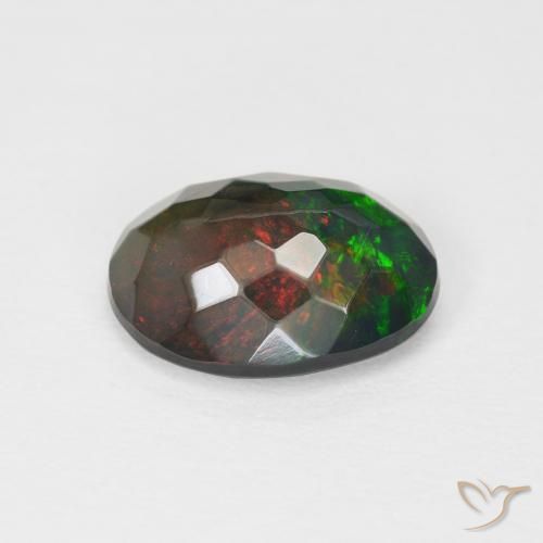 Opale Multicolore naturelle ovale, 1.71 ct, Opaque