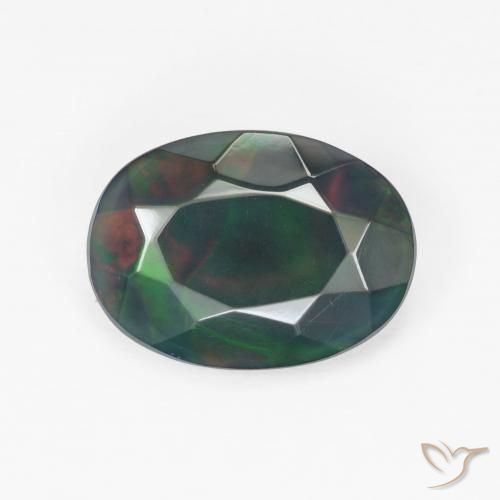1.93ct Naturel Multicolore Opale, ovale, Opaque