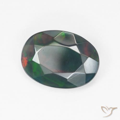 Opale Multicolore naturelle ovale, 1.93 ct, Opaque