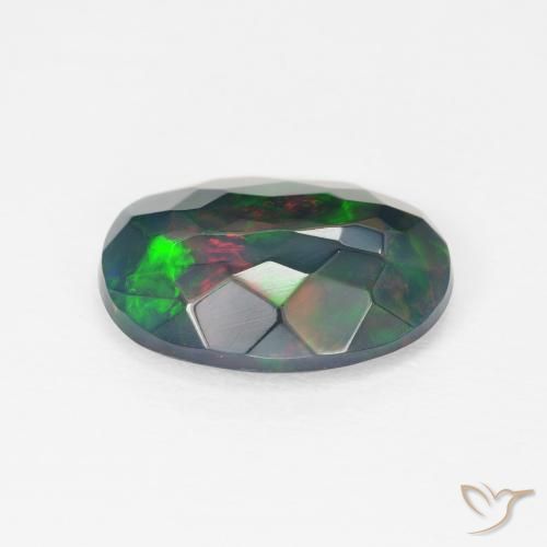 Opale Multicolore naturelle ovale, 1.93 ct, Opaque