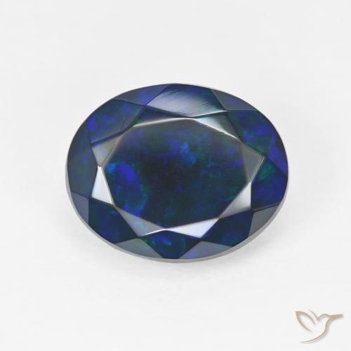 2.92ct Naturel Multicolore Opale, ovale, Opaque