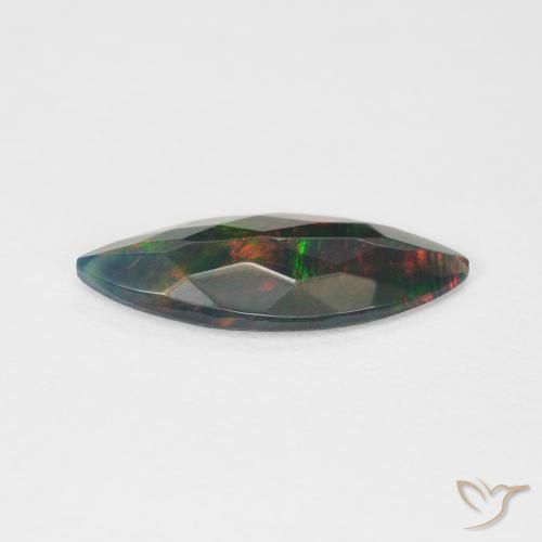 Opale Multicolore naturelle Marquise, 1.01 ct, Transparent
