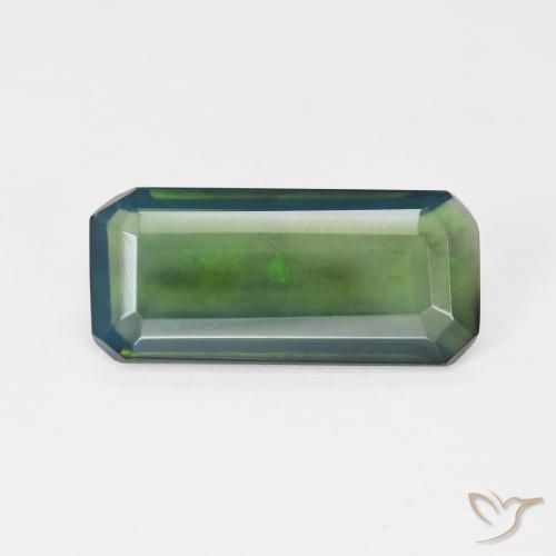 2.36ct Naturel Multicolore Opale, Taille émeraude, Transparent