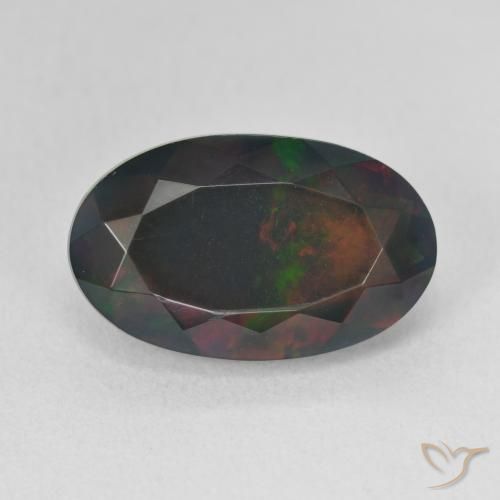 4.05ct Naturel Multicolore Opale, ovale, Opaque