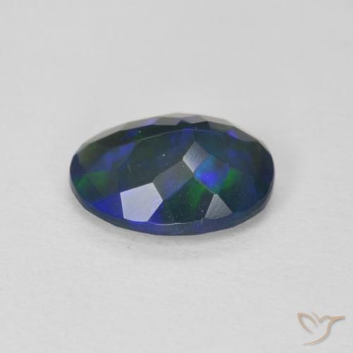 Opale Multicolore naturelle ovale, 1.35 ct, Transparent
