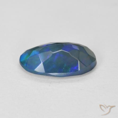 Opale Multicolore naturelle ovale, 1.12 ct, Transparent