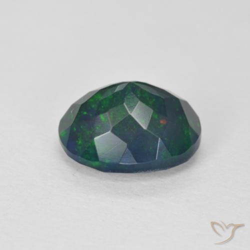 Opale Multicolore naturelle ovale, 1.37 ct, Translucide