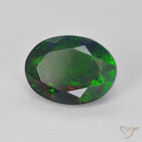 Opale Multicolore naturelle ovale, 1.70 ct, Translucide
