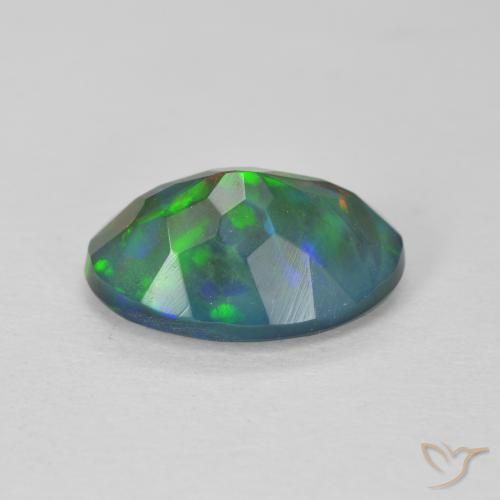 Opale Multicolore naturelle ovale, 2.05 ct, Translucide