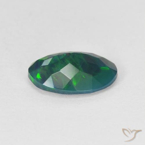Opale Multicolore naturelle ovale, 1.09 ct, Transparent