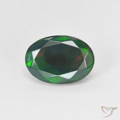 1.52ct Naturel Multicolore Opale, ovale, Transparent