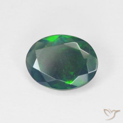 Opale Multicolore naturelle ovale, 1.13 ct, Translucide
