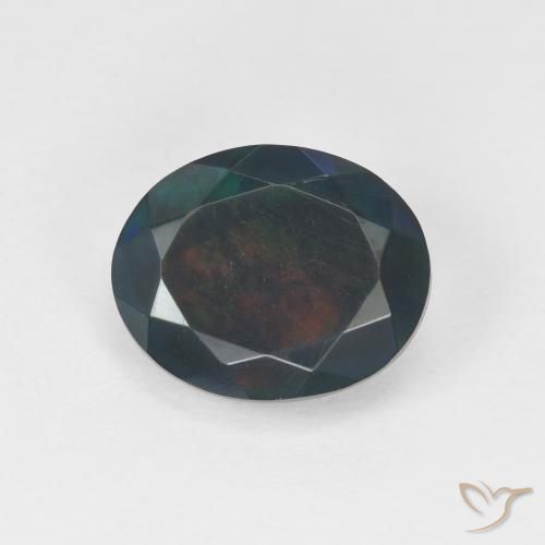 2.02ct Naturel Multicolore Opale, ovale, Translucide