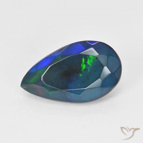 2.34ct Naturel Multicolore Opale, En forme de poire, Translucide