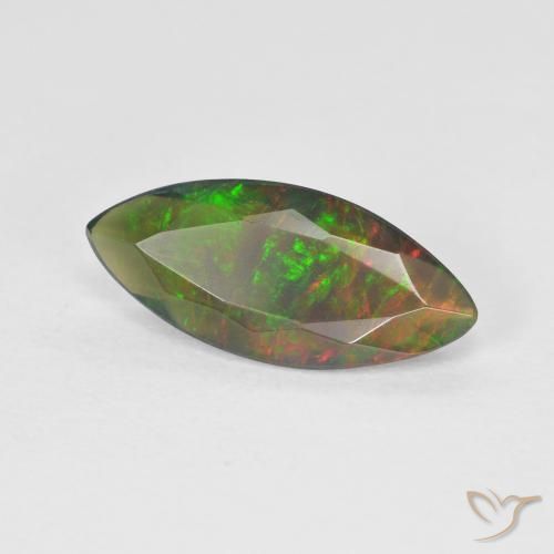 Opale Multicolore naturelle Marquise, 1.53 ct, Translucide