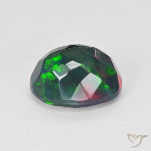 Opale Multicolore naturelle ovale, 2.24 ct, Translucide