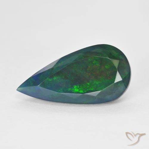 3.48ct Naturel Multicolore Opale, En forme de poire, Translucide