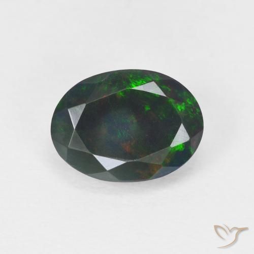 1.09ct Naturel Multicolore Opale, ovale, Translucide