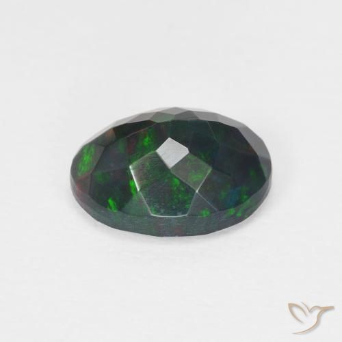 Opale Multicolore naturelle ovale, 1.09 ct, Translucide