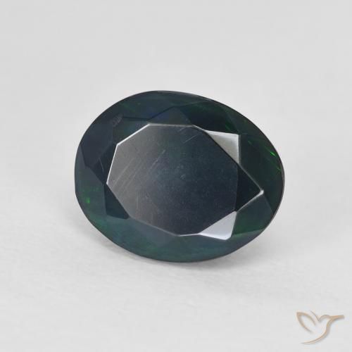 Opale Multicolore naturelle ovale, 1.34 ct, Translucide