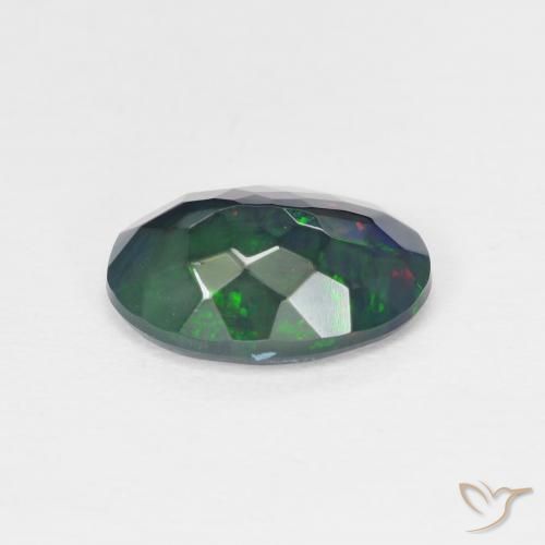 Opale Multicolore naturelle ovale, 1.44 ct, Translucide