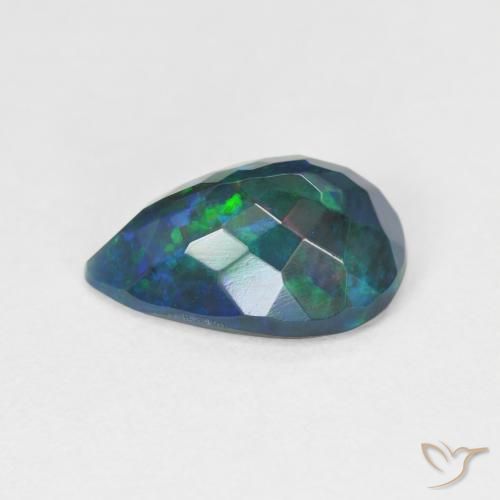 Opale Multicolore naturelle En forme de poire, 1.90 ct, Translucide