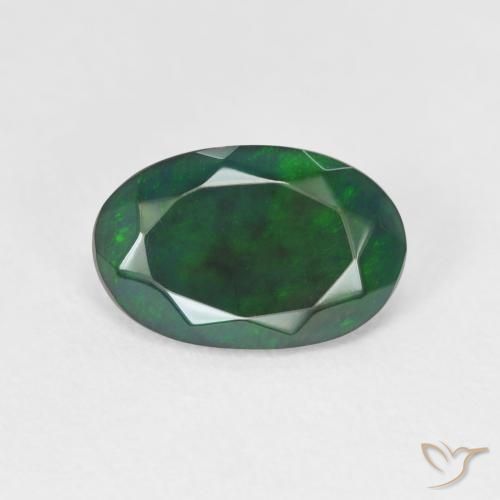 1.52ct Naturel Multicolore Opale, ovale, Translucide, Photo A
