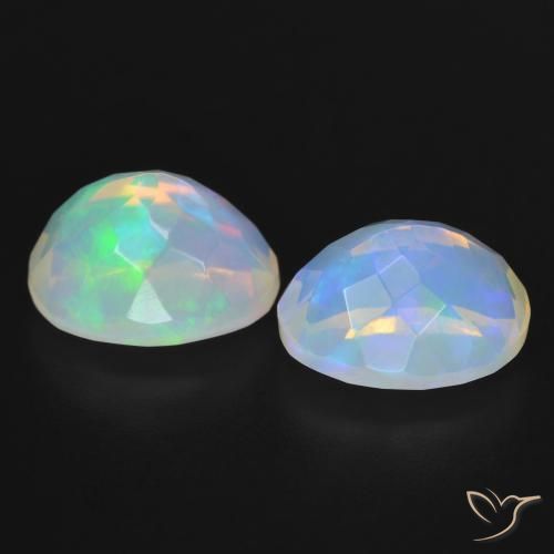 Shop natural 4.65ct Multicolore Opale gems, ovale, from Australie at GemSelect. In stock, global shipping!
