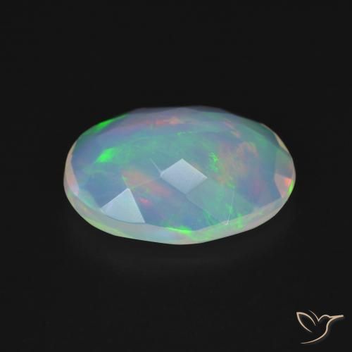 Opale Multicolore naturelle ovale, 2.05 ct, Transparent