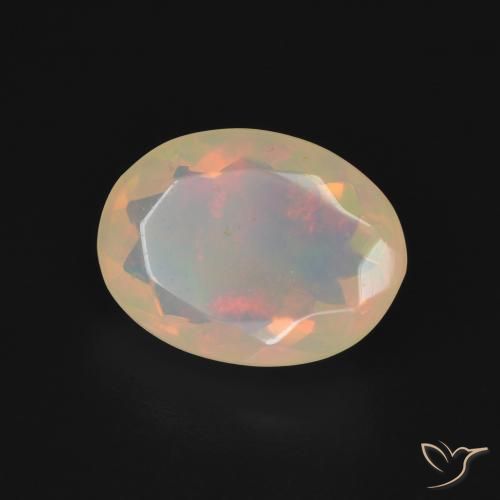 Opale Multicolore naturelle ovale, 2.21 ct, Translucide
