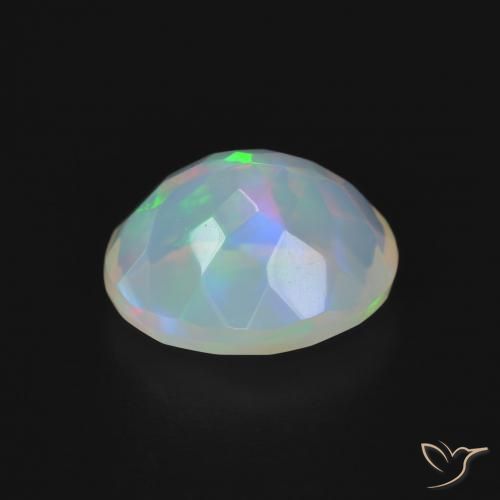 Opale Multicolore naturelle ovale, 1.75 ct, Transparent