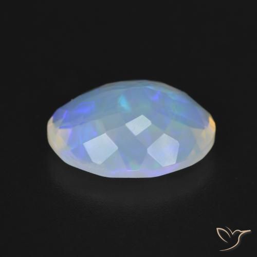 Opale Multicolore naturelle ovale, 3.07 ct, Transparent