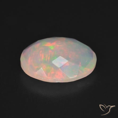 Opale Multicolore naturelle ovale, 2.16 ct, Transparent